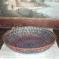 Insalatiera grande Pavone Rosso
