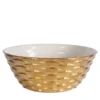 INSALATIERA PAVONE - ORO