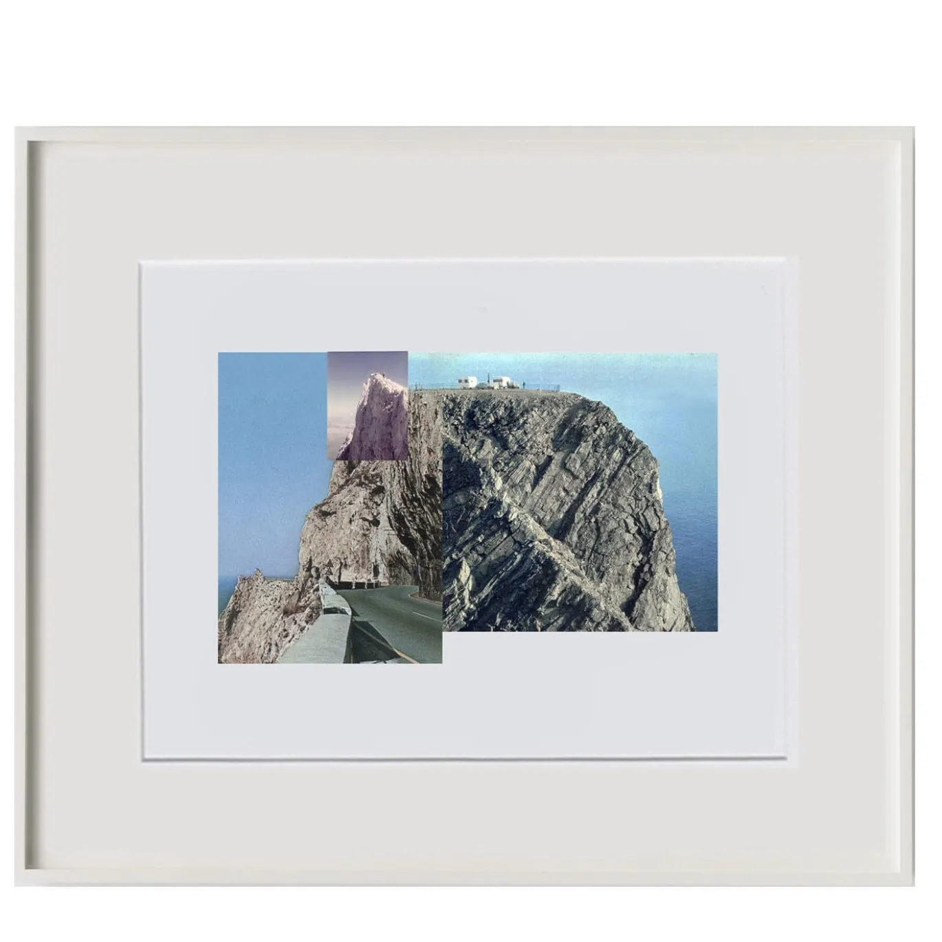 Interazione Visiva di Paesaggio - Roccia Collage