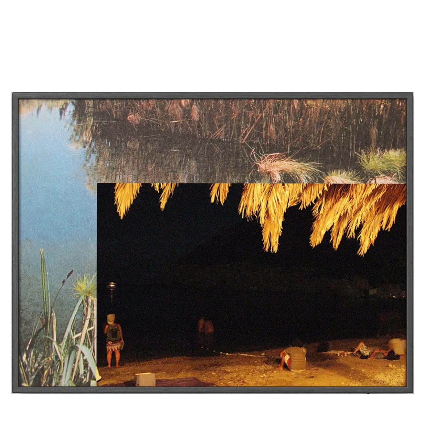 Interazione Visiva di Paesaggio - Riflessi Luminosi Collage