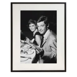 Jean-Paul Belmondo a Roma - Stampa con cornice di Keystone