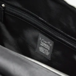 Jones Weekender in pelle nera