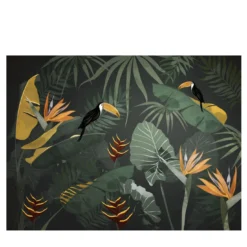 Jungle Dream Green Nature Carta da parati