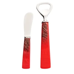 Katai Red Set di apribottiglie e spalmaburro