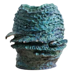 Ketophyllum Scultura in Ceramica Verde