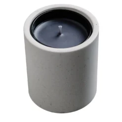 0,5 KG Piccola candela nera in vaso