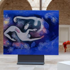 La Barca Olio su Tela