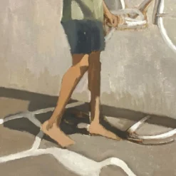 La Bicicletta Pittura ad olio