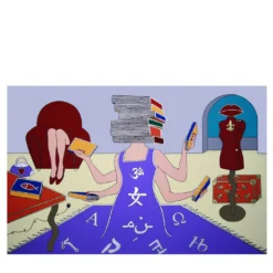 La Dea della Conoscenza Pittura