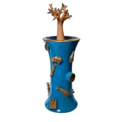 L'albero di tutte le cose scultura policroma