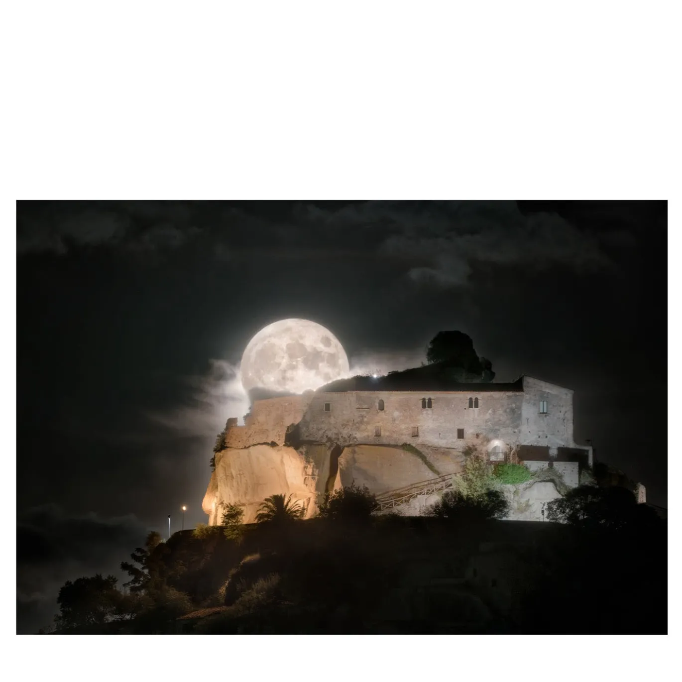 La luna del raccolto Stampa fotografica