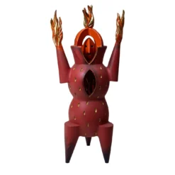 La scultura policroma del fuoco