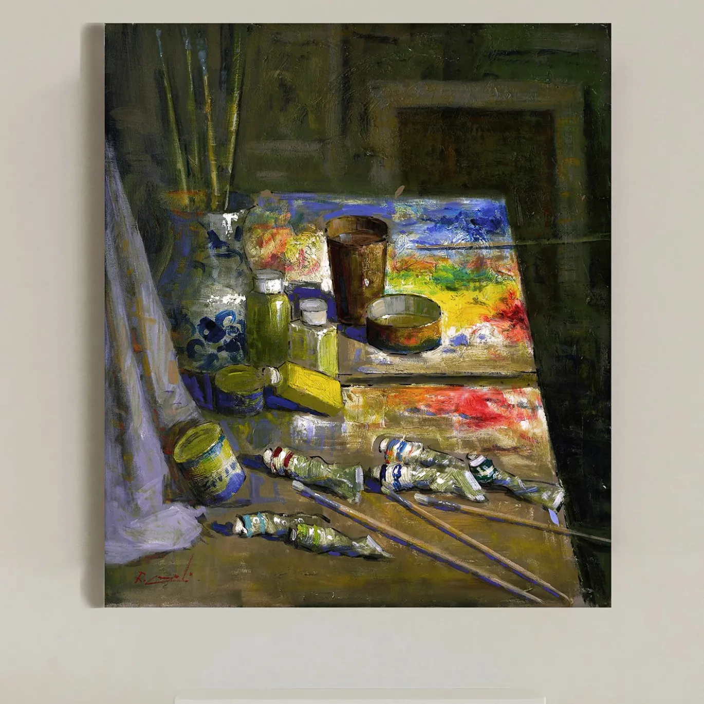 La Tavolozza Quadro di Renato Criscuolo