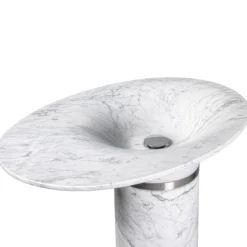 Lavabo Scultoreo Geyser in Marmo di Carrara di Marco Piva