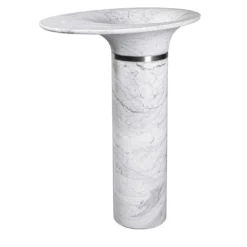 Lavabo Scultoreo Geyser in Marmo di Carrara di Marco Piva