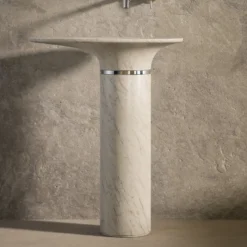 Lavabo Scultoreo Geyser in Marmo di Carrara di Marco Piva