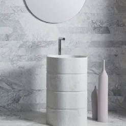 Lavabo Trullo Bianco Carrara