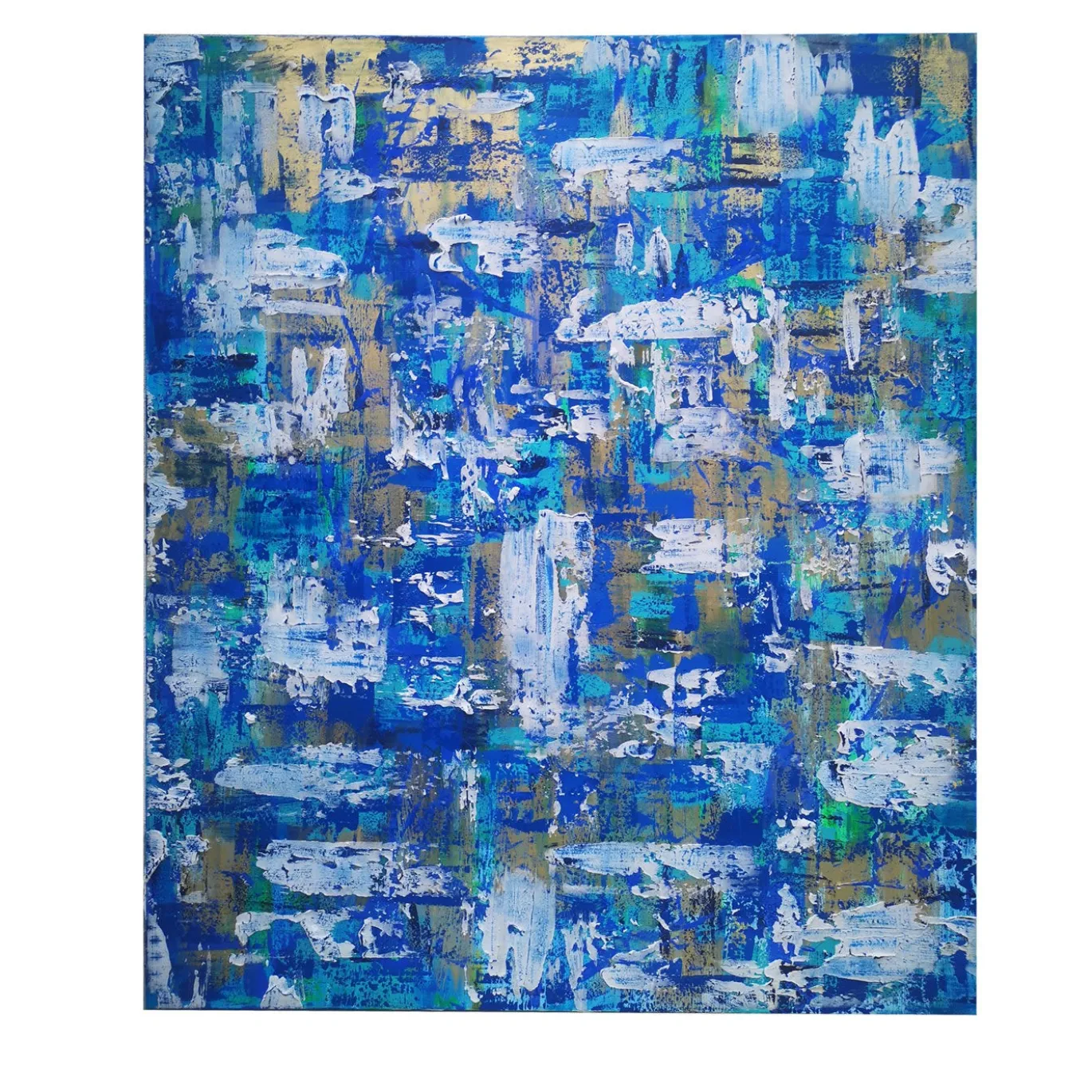 Leggerezza dell'anima Pittura acrilica in blu