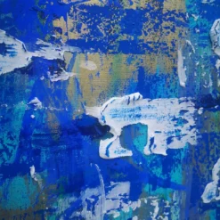Leggerezza dell'anima Pittura acrilica in blu