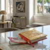 Libro Decorativo Dorato Unfolded Ways Rome As Never Read Before