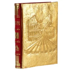 Libro Decorativo Dorato Unfolded Ways Rome As Never Read Before