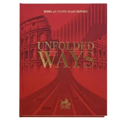 Libro decorativo Unfolded Ways Rome as Never Read Before