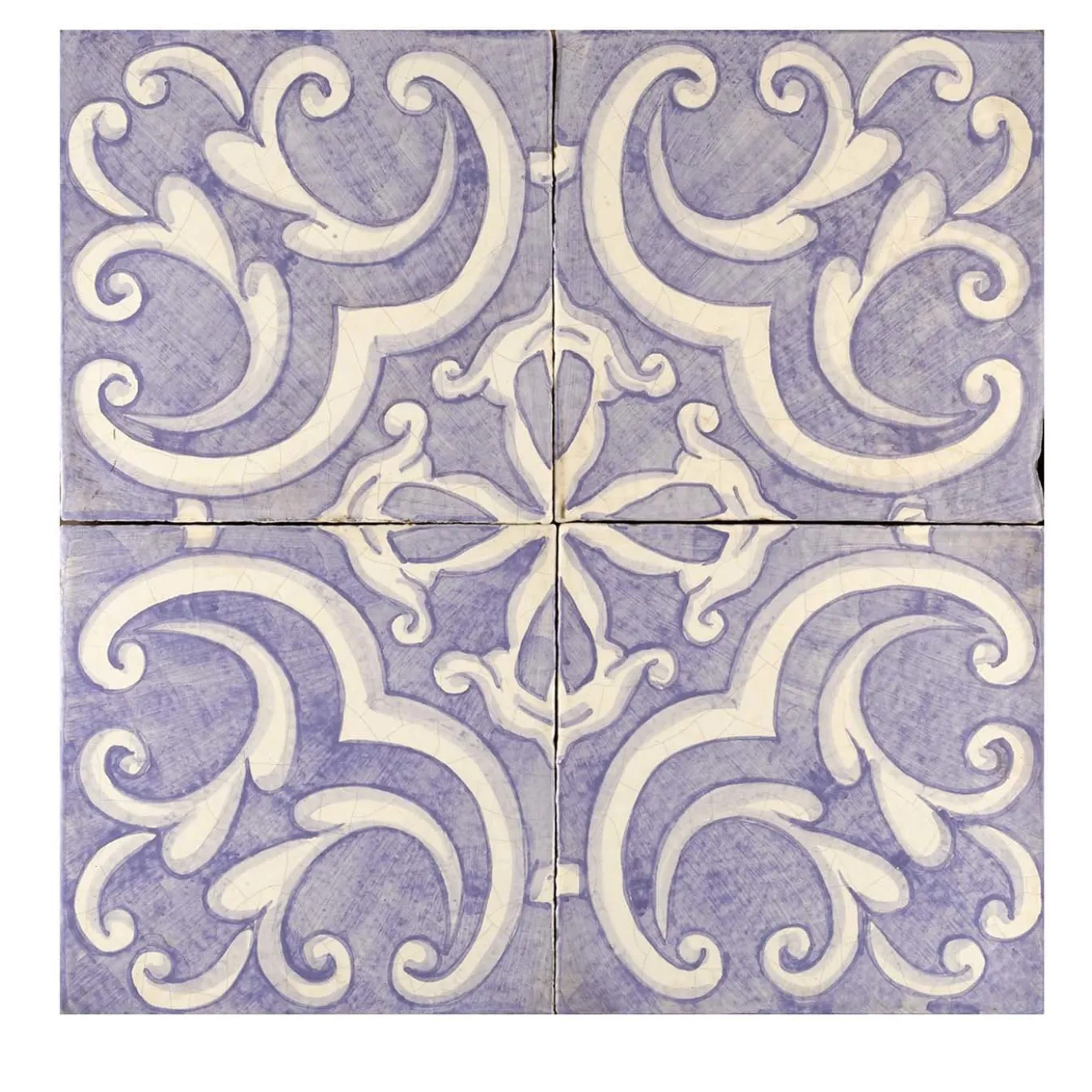 Lilla Saponaria Set di 4 piastrelle #5
