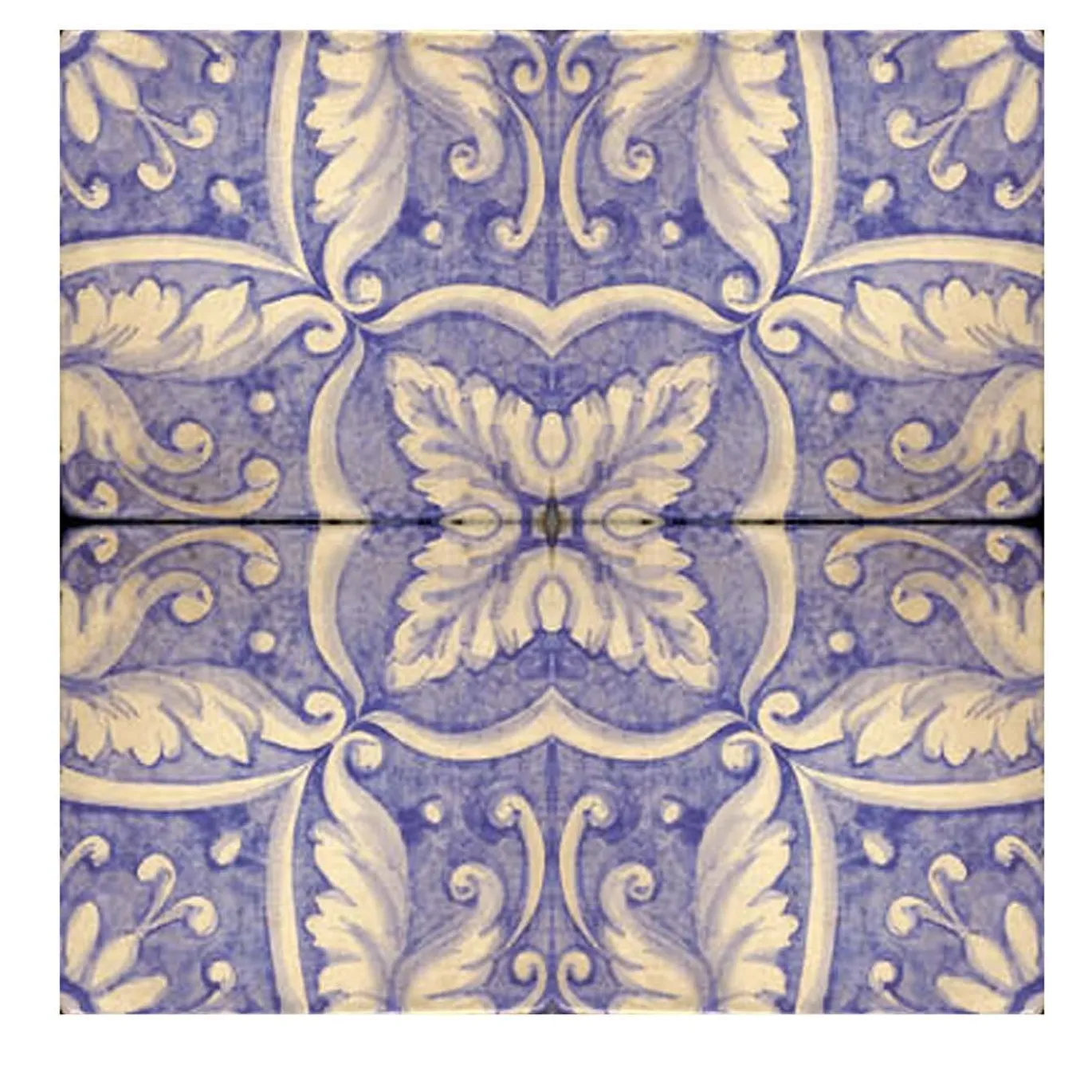Lilla Saponaria Set di 4 piastrelle #4