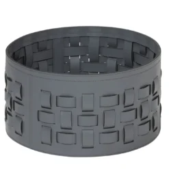 Lisbona 6 Cesto rotondo grigio