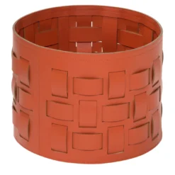 Lisbona N. 10 Cesto rotondo arancione