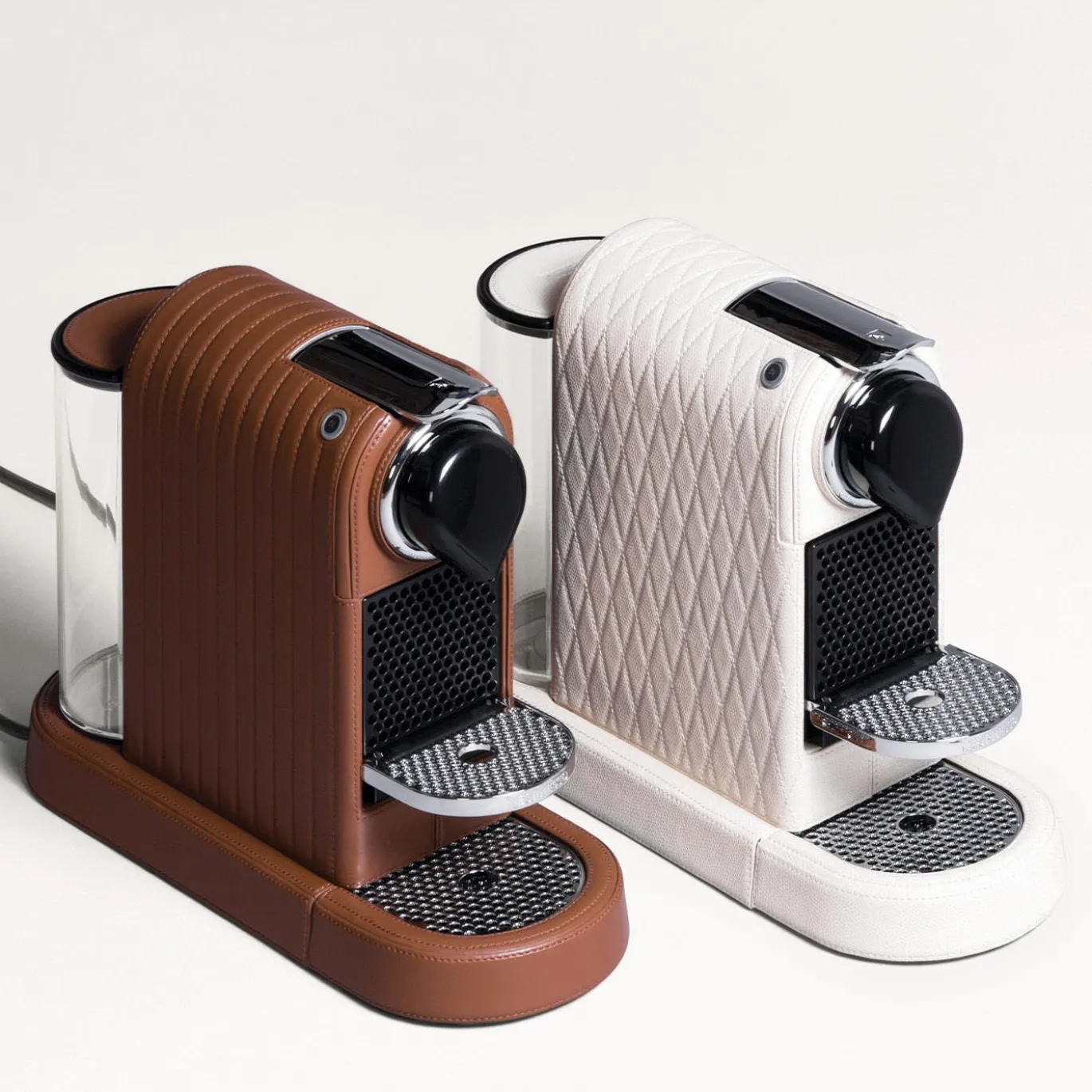 Macchina da Caff� Citiz Lines in Pelle Marrone