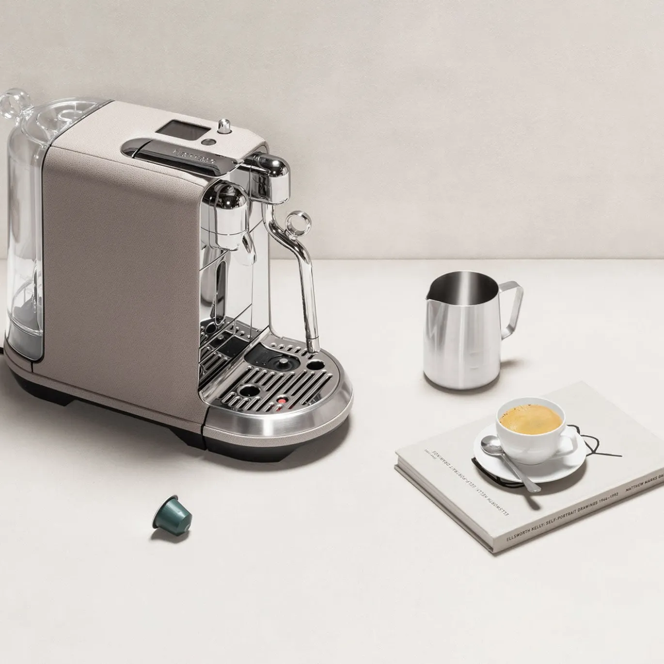 Macchina da Caff� Creatista Beige Plus in Pelle