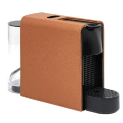 Macchina da caff� Essenza Mini in pelle camel