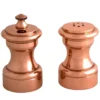 Macinapepe e saliera in ottone ramato #1