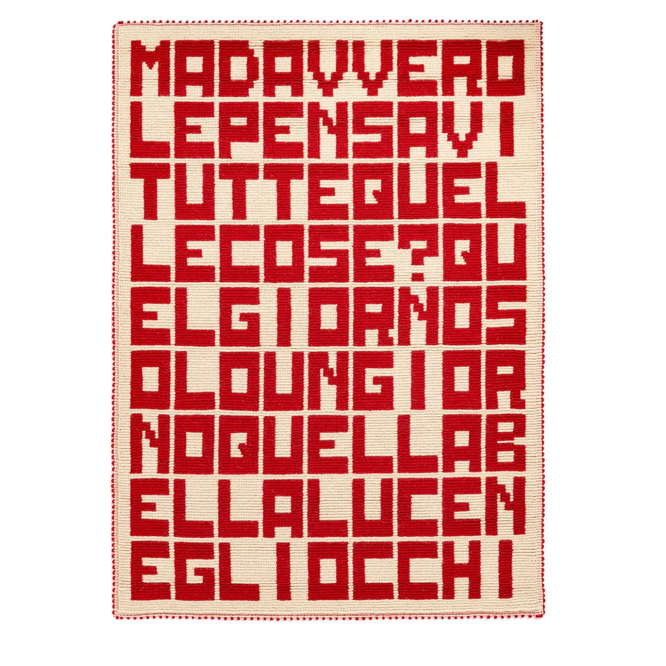 Ma Davvero? Arazzo rosso