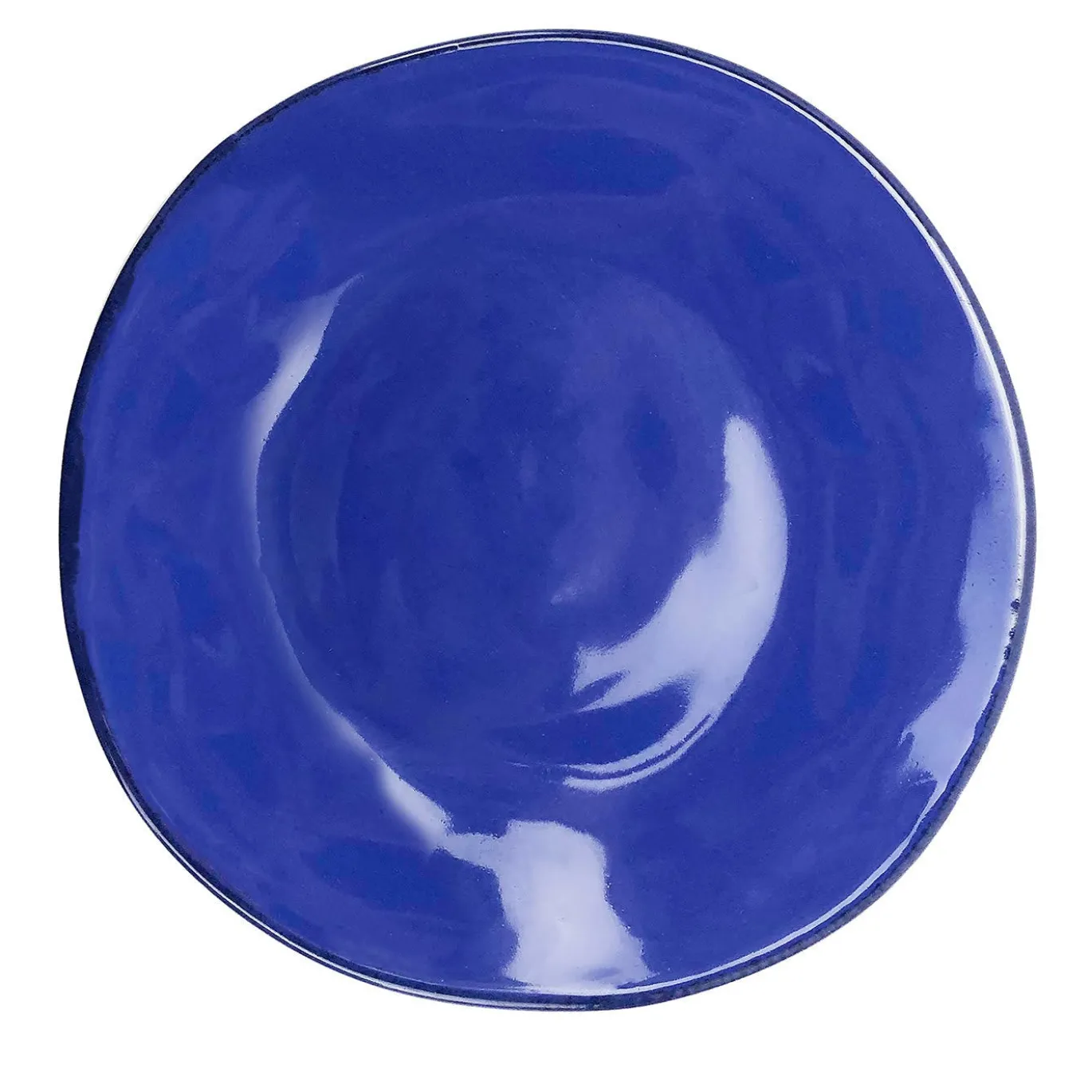Materia Set di 6 piatti da portata rotondi blu