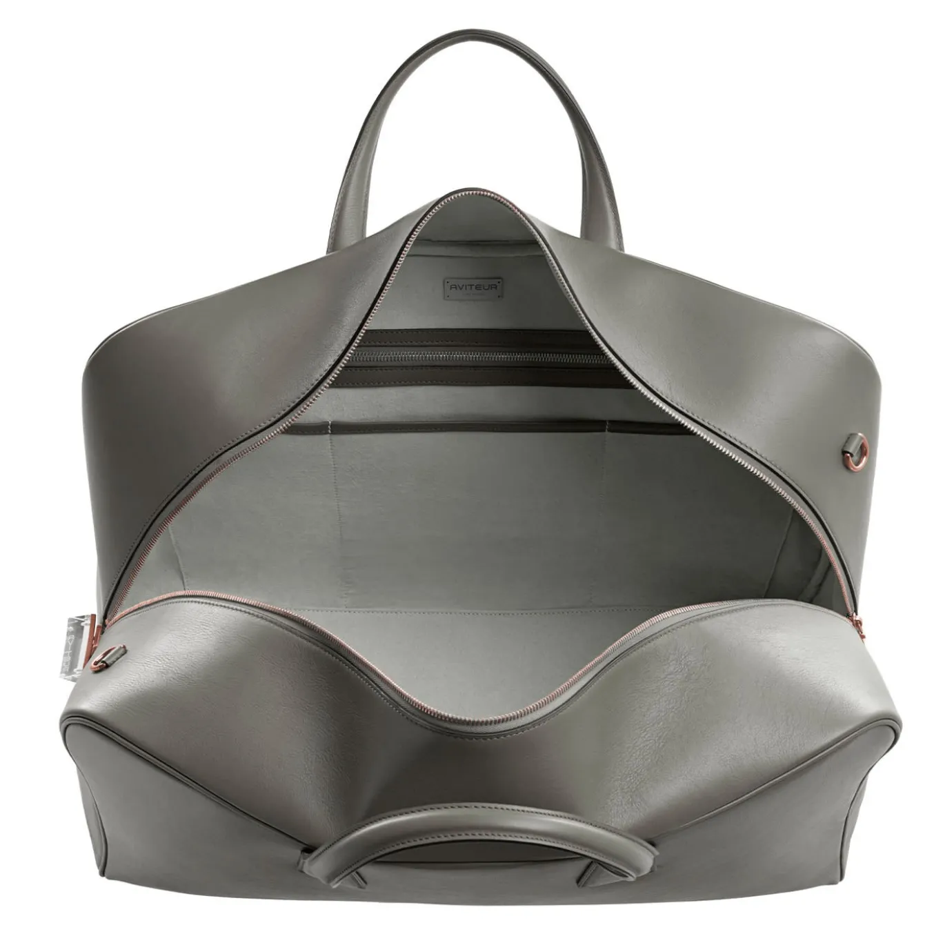 Maxi borsa da weekend in Cristallo grigio