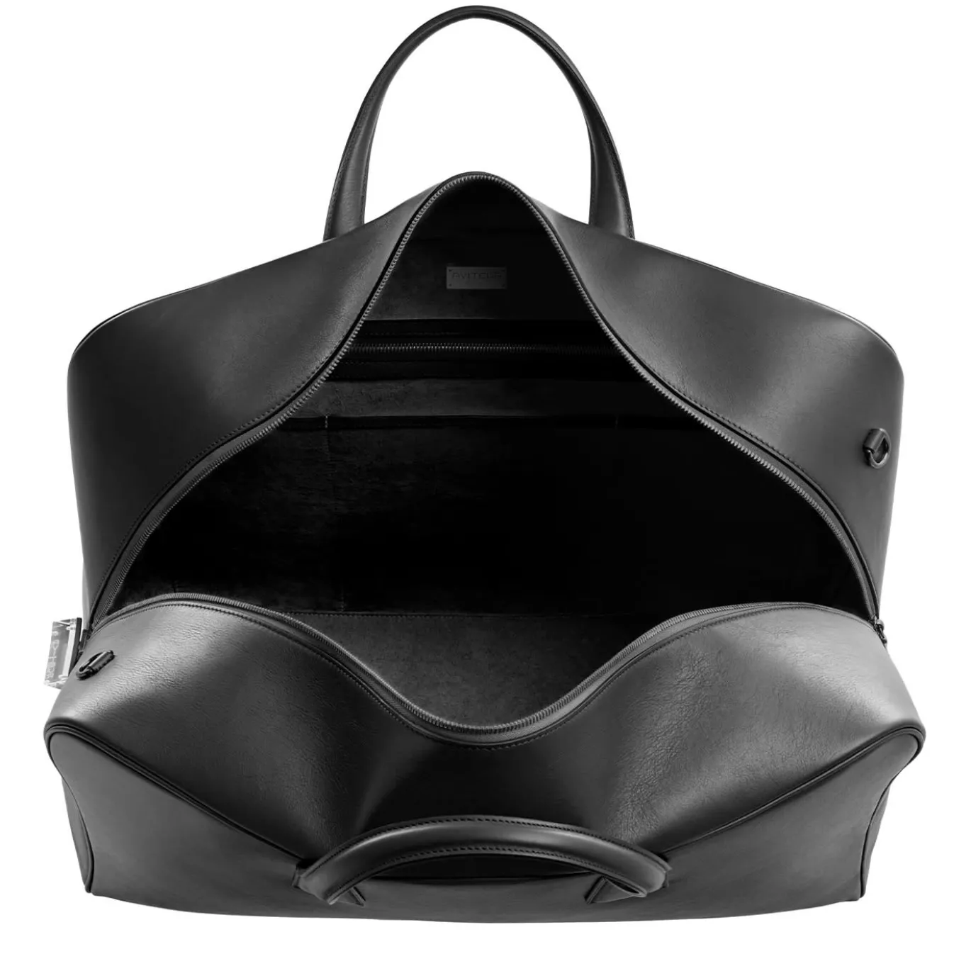 Maxi borsa da weekend in Cristallo nero