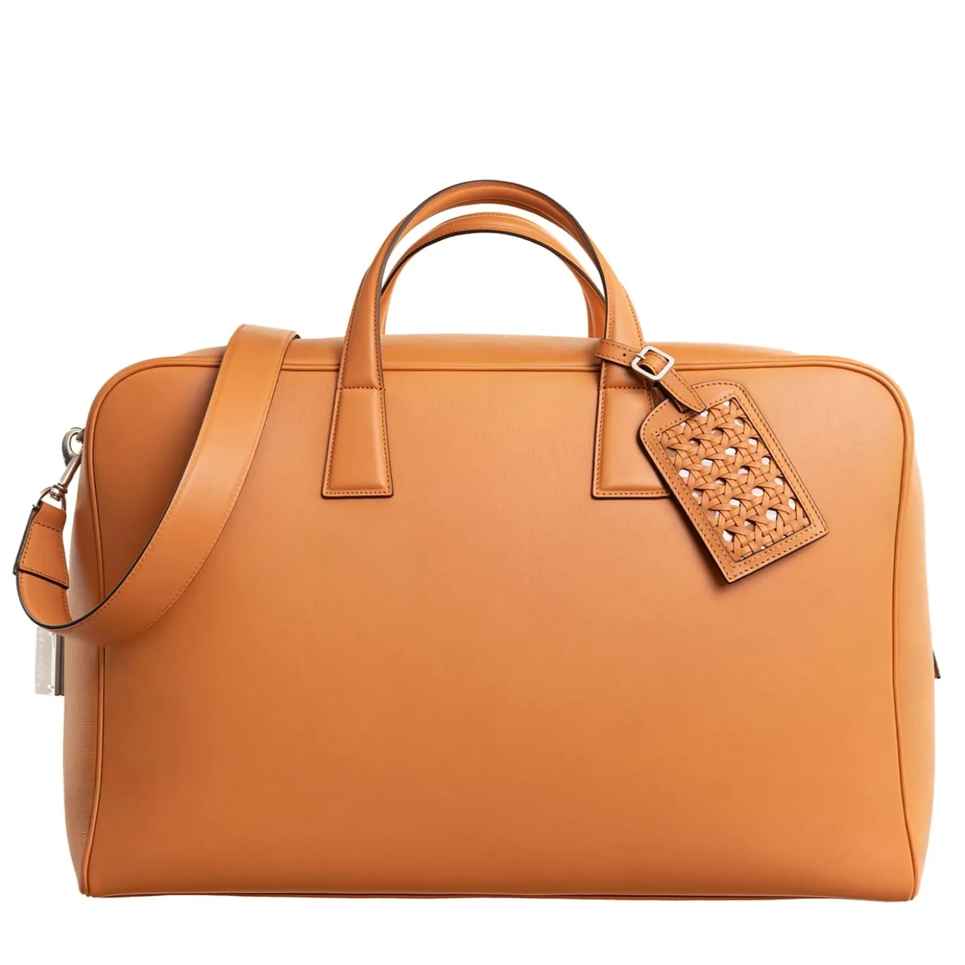 Maxi borsa da weekend in noce