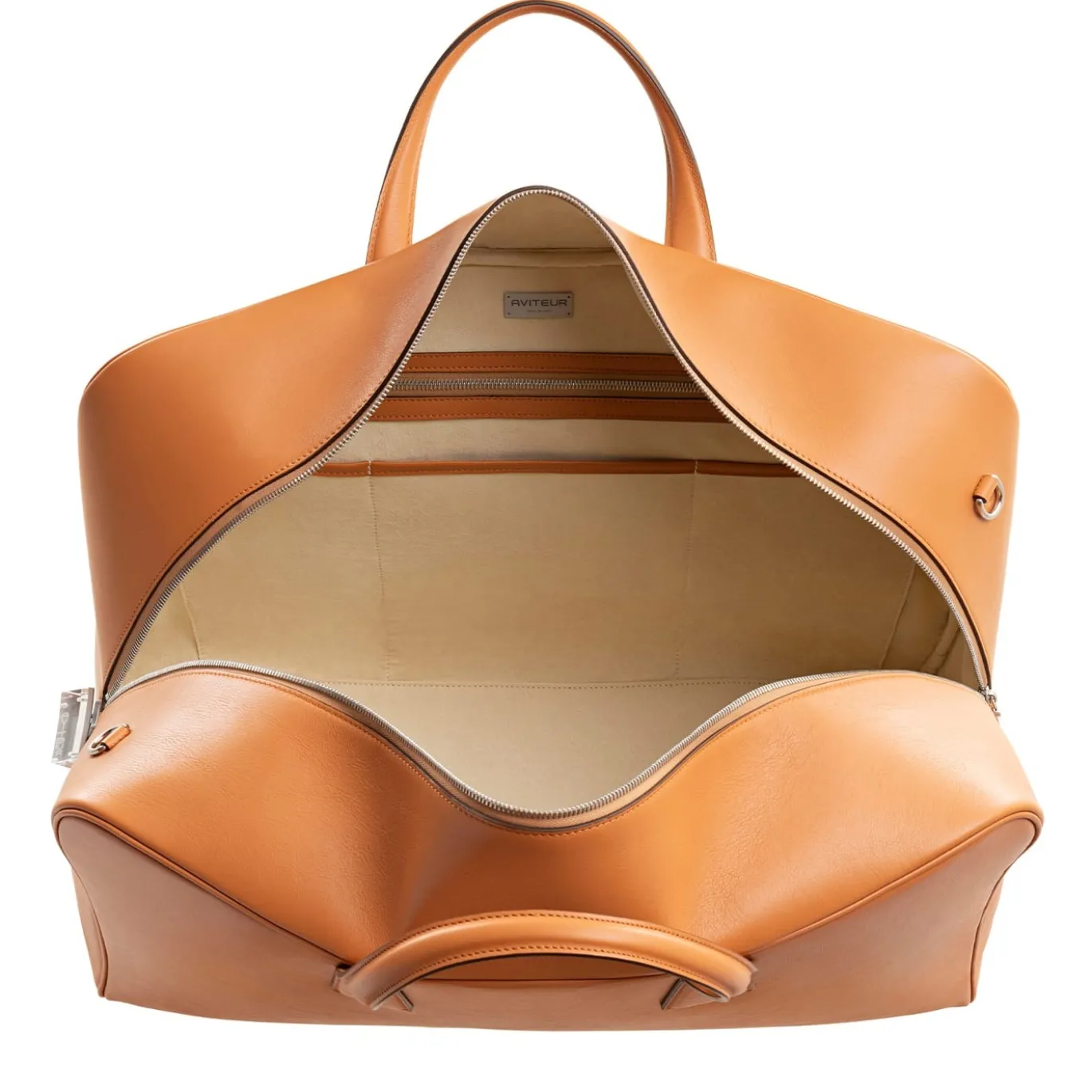Maxi borsa da weekend in noce