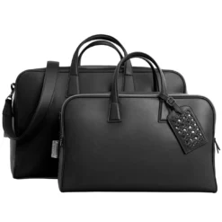 Mini borsa da weekend in Cristallo nero
