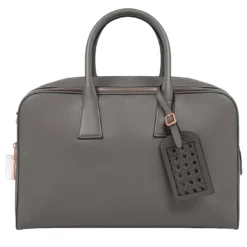Mini borsa da weekend in Cristallo grigio