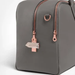 Mini borsa da weekend in Cristallo grigio