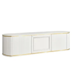Mobile da Bagno Bianco con 2 Ante e 1 Cassetto