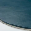Mondrian Tovaglietta ovale blu Amalfi e bianco Luna