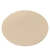 Mondrian Tovaglietta rotonda Cappuccino Beige e Luna White