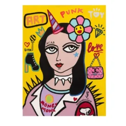 Money Mona #pitturapunk