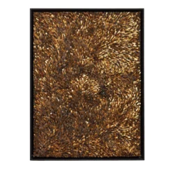Movimento n253 Pannello decorativo in vetro oro
