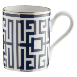 Mug in porcellana Zaffiro Labirinto