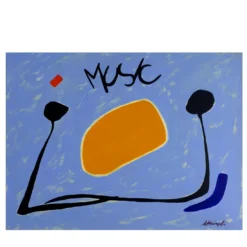 Musica Pittura acrilica su tela di Antonio Minopoli